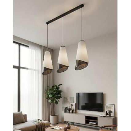 MODA Cable Pendant 3xE27/15W/230V grey/black