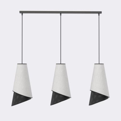 MODA Cable Pendant 3xE27/15W/230V grey/black