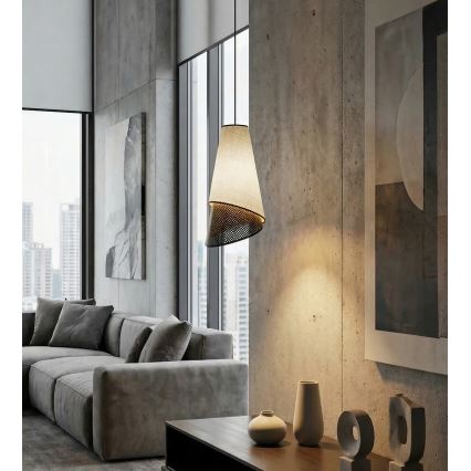 MODA Cord Pendant Light 1xE27/15W/230V Grey/Black