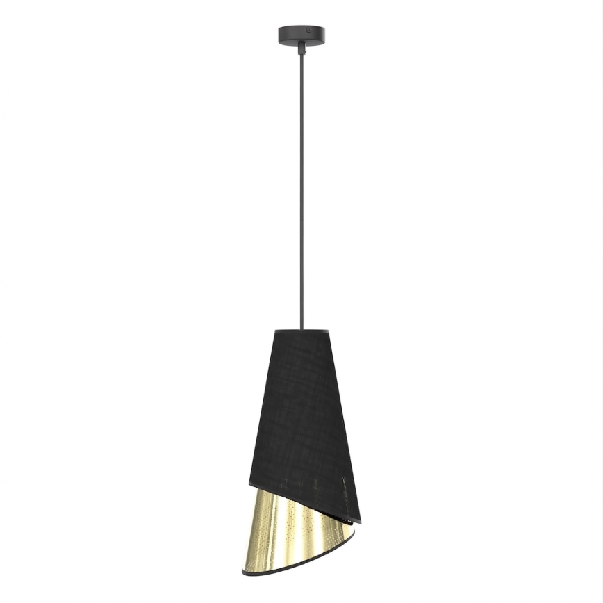 MODA Pendant on cord 1x E27/15W/230V Black/Gold