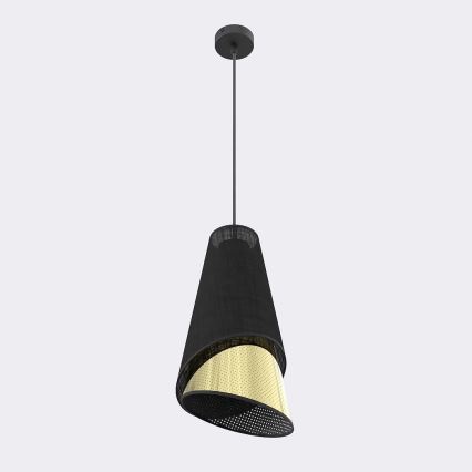MODA Pendant on cord 1x E27/15W/230V Black/Gold