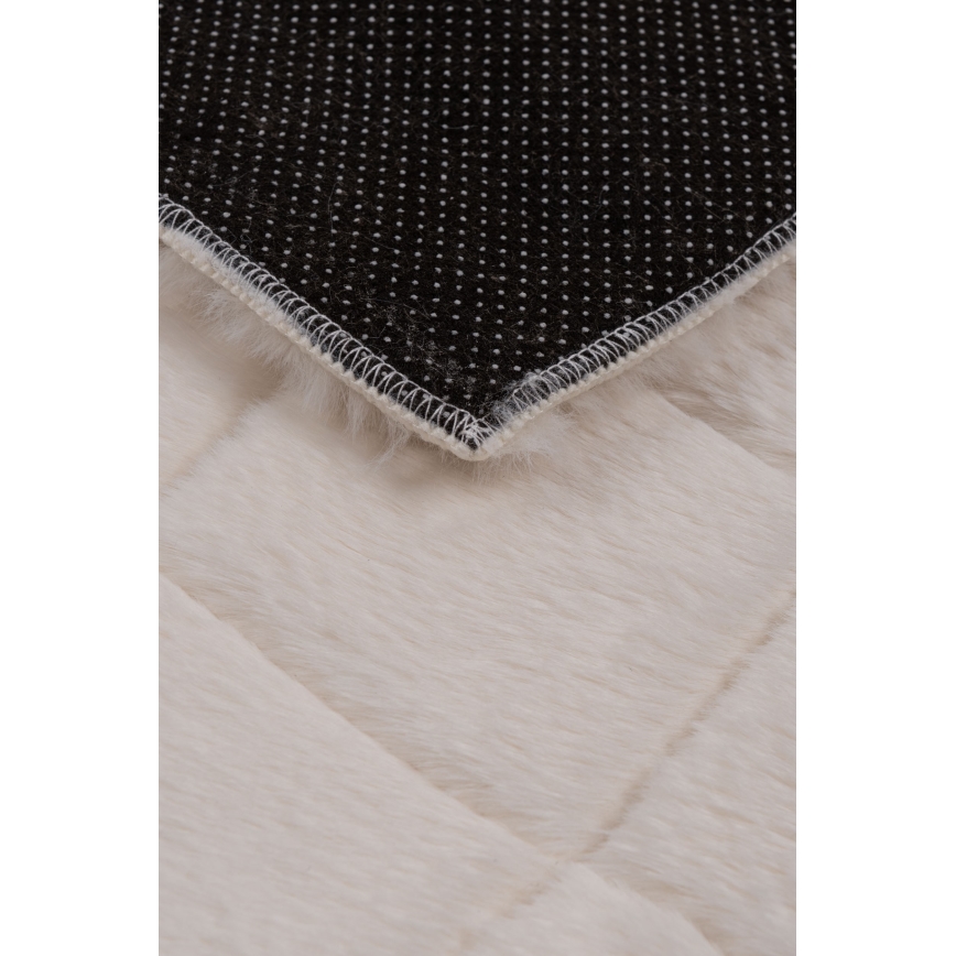 MODENA NEW 160 x 220 cm Non-Slip Rug, Cream