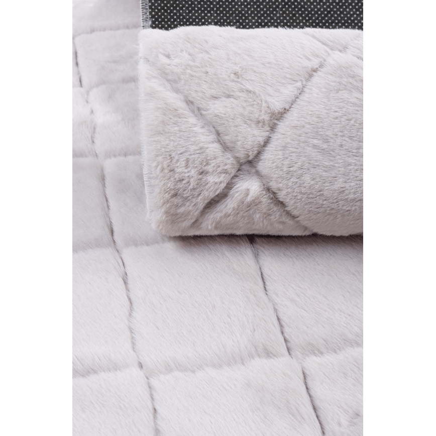 MODENA NEW Non-slip Rug, 120 x 160 cm, Light Grey