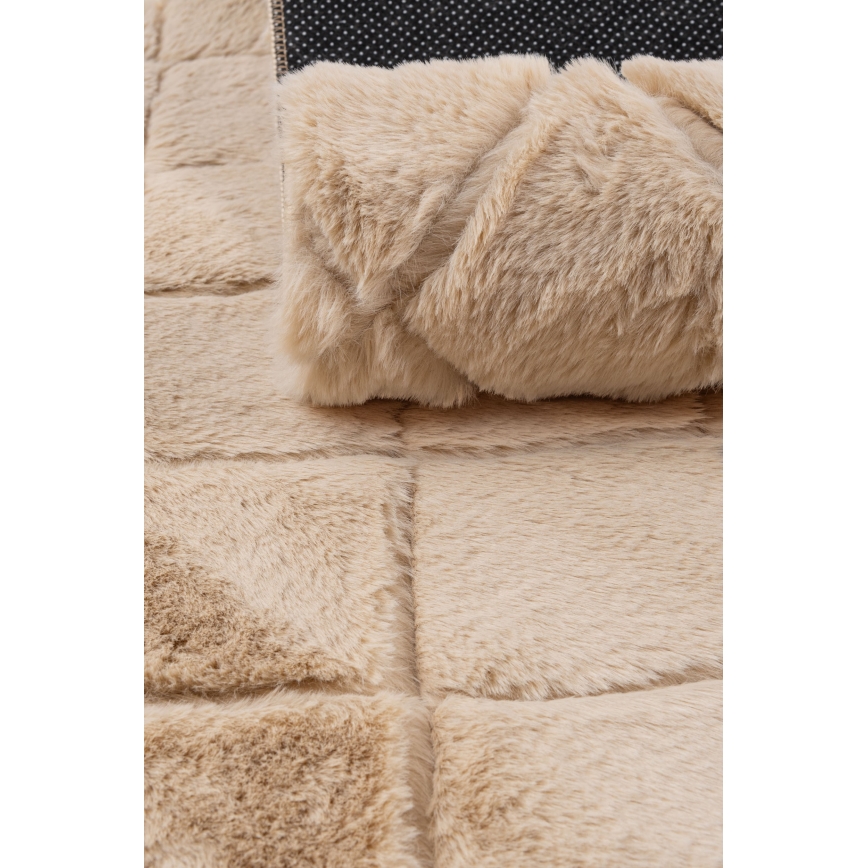 MODENA NEW Non-Slip Rug 160 x 220 cm, Beige