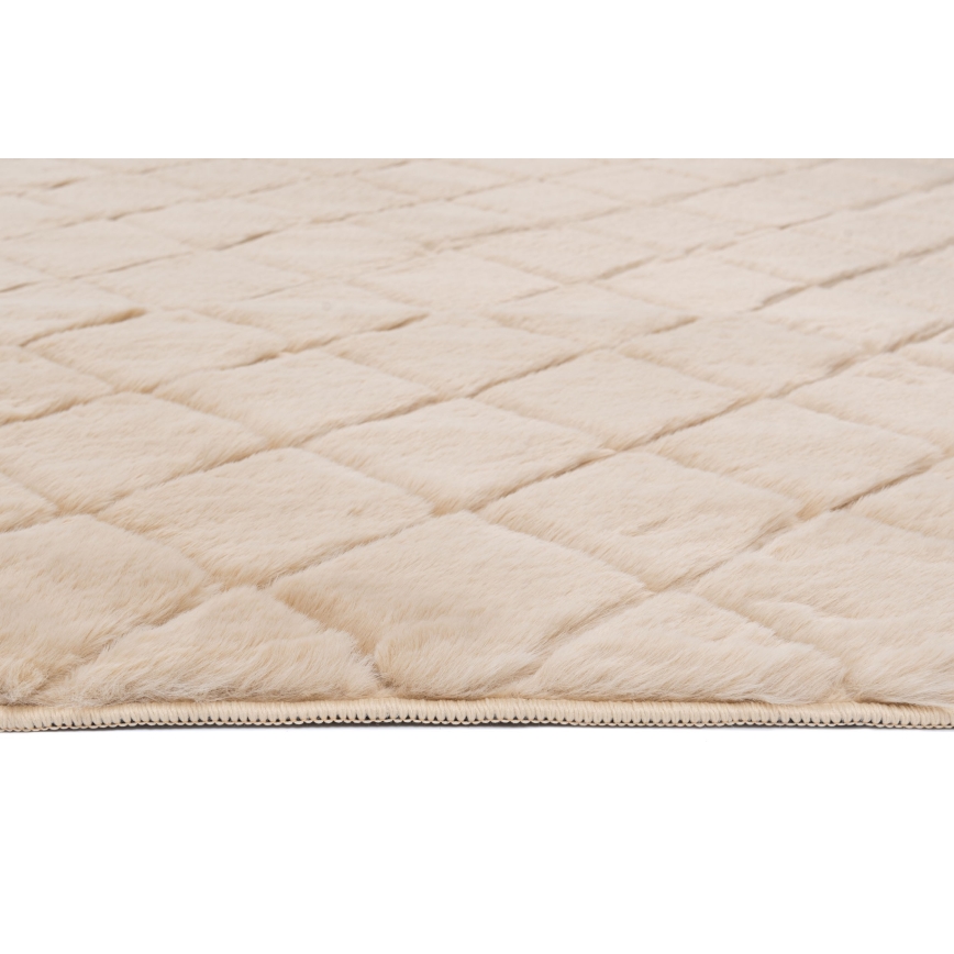 MODENA NEW Non-Slip Rug 160 x 220 cm, Beige