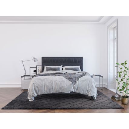 MODENA NEW Non-Slip Rug 60 x 100 cm, Anthracite