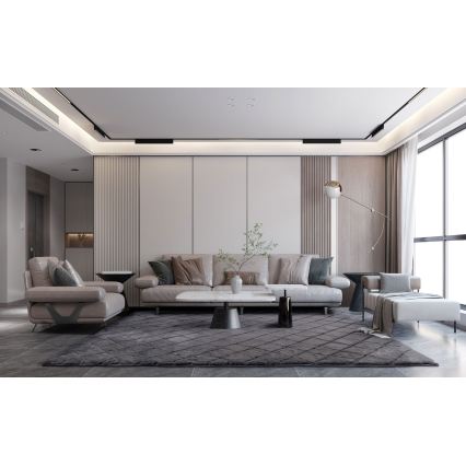 MODENA NEW Non-Slip Rug 60 x 100 cm, Anthracite