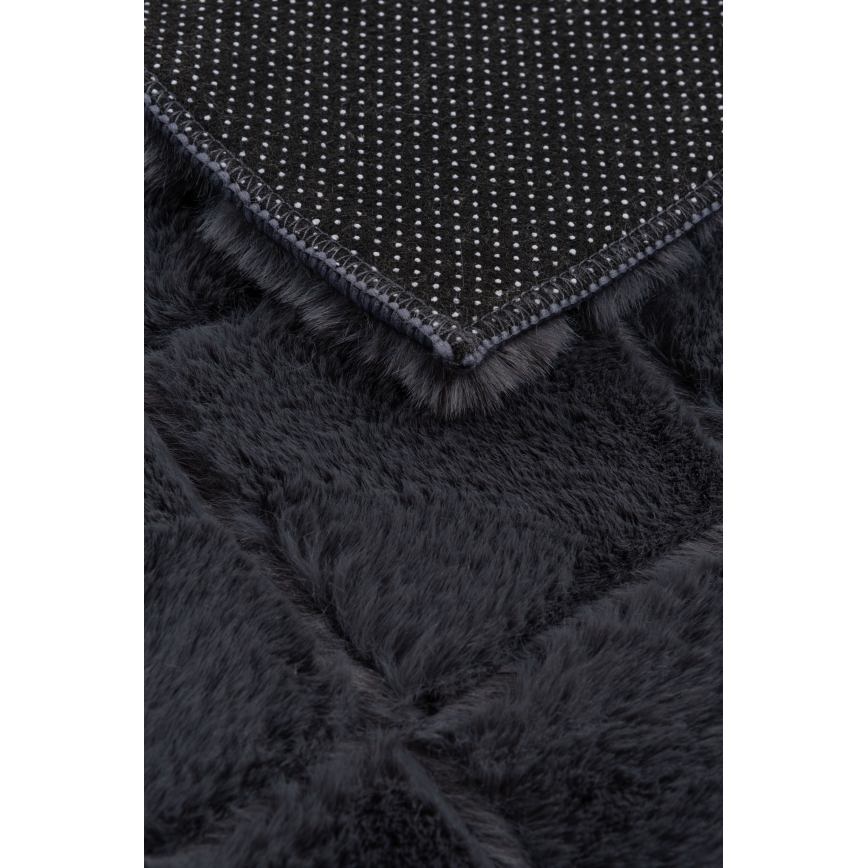 MODENA NEW Non-Slip Rug 60 x 100 cm, Anthracite