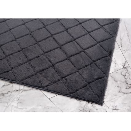 MODENA NEW Non-Slip Rug 60 x 100 cm, Anthracite