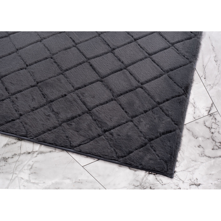 MODENA NEW Non-Slip Rug 60 x 100 cm, Anthracite