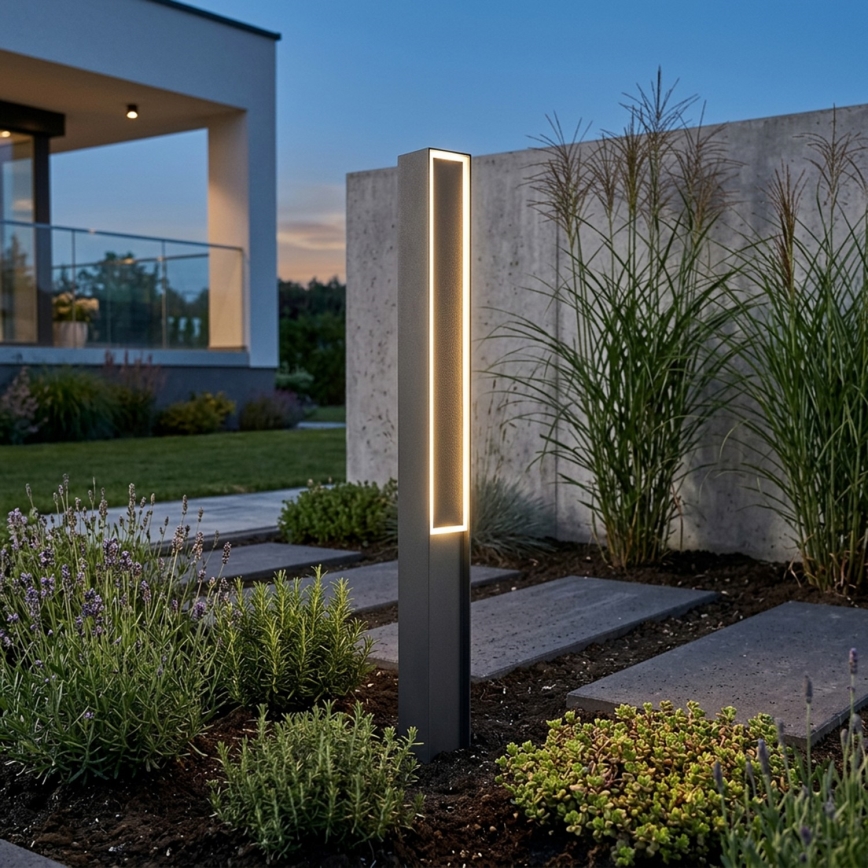 MODO LED Outdoor Lamp, 23.4W/230V, 4000K, IP44, 80 cm, Black