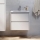 MOLDE 60x55x46 cm White Bathroom Vanity with Basin
