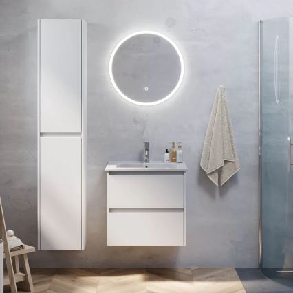 MOLDE 60x55x46 cm White Bathroom Vanity with Basin