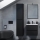 MOLDE Bathroom Cabinet 35x174x32 cm, Black