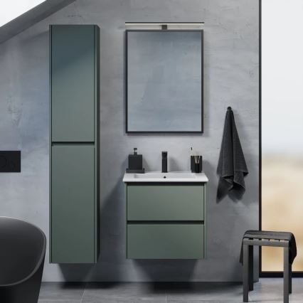 MOLDE Bathroom Cabinet 35x174x32 cm, Green