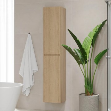 MOLDE Bathroom Cabinet 35x174x32 cm Oak