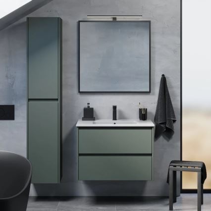 MOLDE Bathroom Cabinet with Sink, 80 x 55 x 46 cm — Green