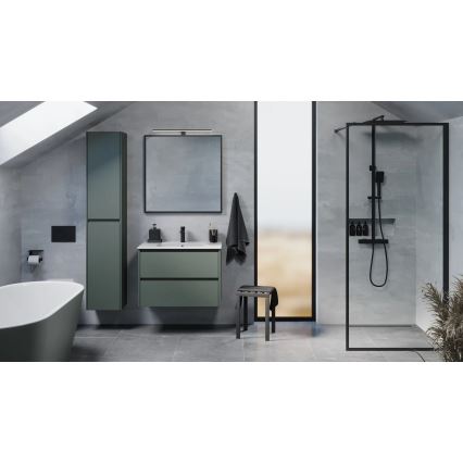 MOLDE Bathroom Cabinet with Sink, 80 x 55 x 46 cm — Green