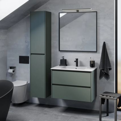 MOLDE Bathroom Cabinet with Sink, 80 x 55 x 46 cm — Green