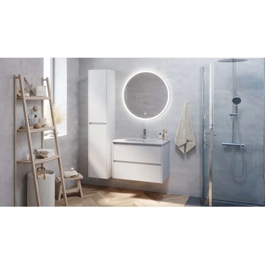 MOLDE bathroom vanity with basin 80x55x46 cm, white