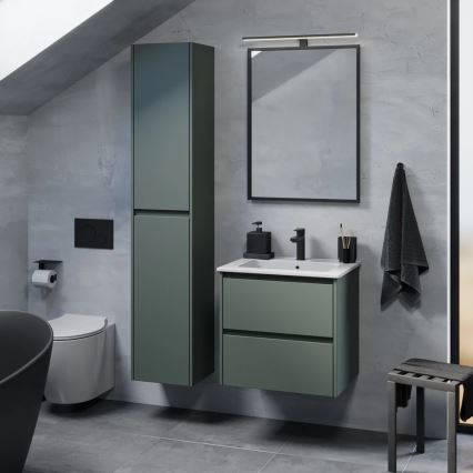 MOLDE Bathroom vanity with sink 60x55x46 cm green