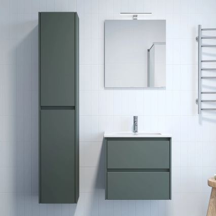 MOLDE Bathroom vanity with sink 60x55x46 cm green
