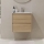 MOLDE Bathroom vanity with sink 60x55x46 cm oak
