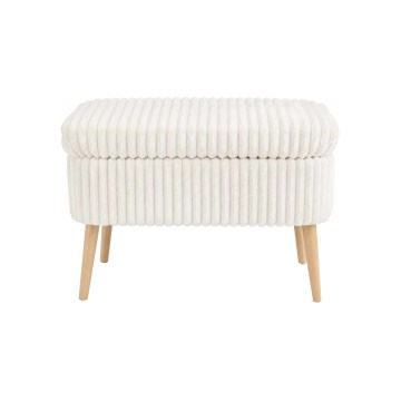 MOLIS Ottoman 35x60 cm white