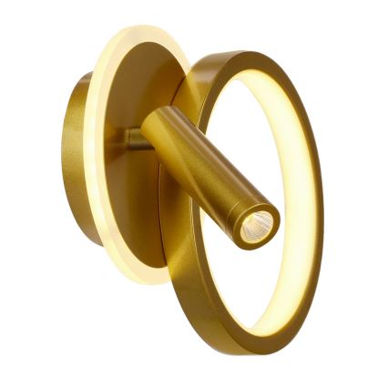 MONET LED Wall Spotlight LED/15W/230V Gold