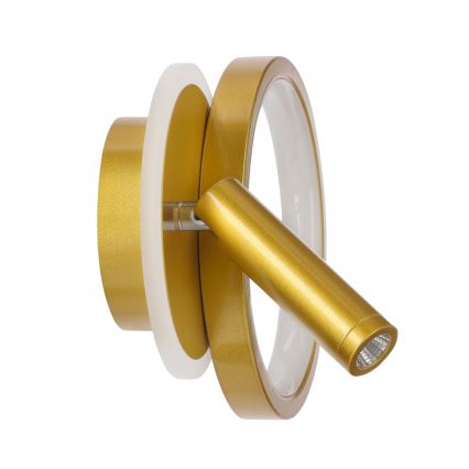 MONET LED Wall Spotlight LED/15W/230V Gold