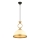 MONZA pendant lamp 1xE27/40W/230V Ø 26 cm cream/bronze