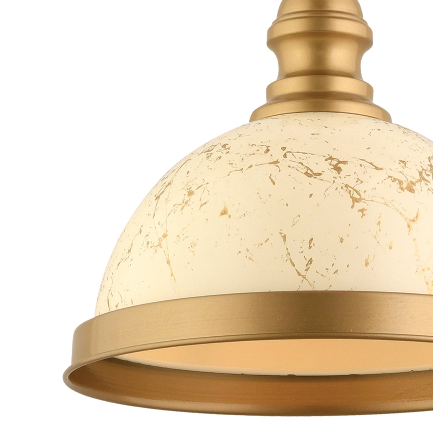 MONZA Pendant Light 1xE27/40W/230V, diameter 29 cm, cream/bronze