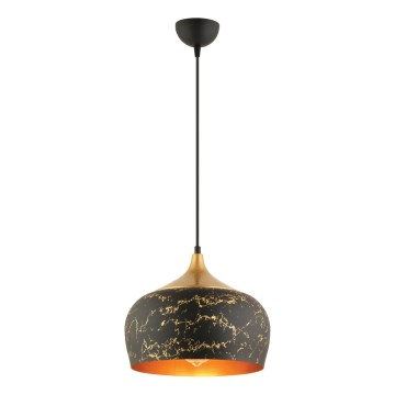 MONZA Pendant Light 1xE27/40W/230V, diameter 30 cm, black/bronze