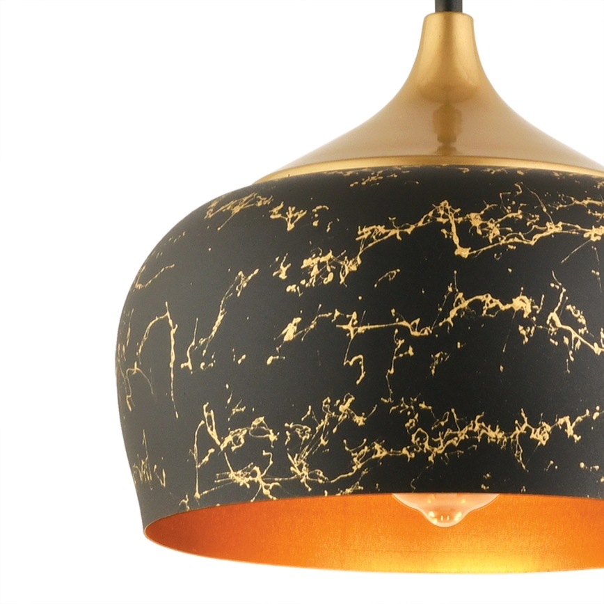 MONZA Pendant Light 1xE27/40W/230V, diameter 30 cm, black/bronze