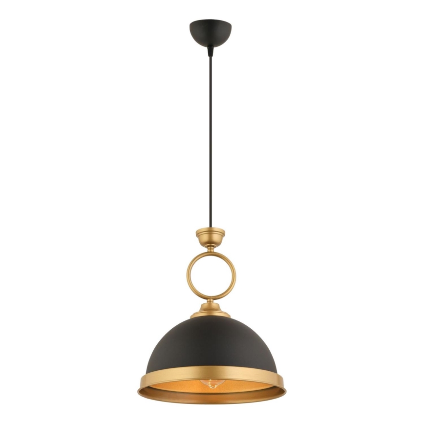 MONZA Pendant Light 1xE27/40W/230V diameter 30 cm black/bronze