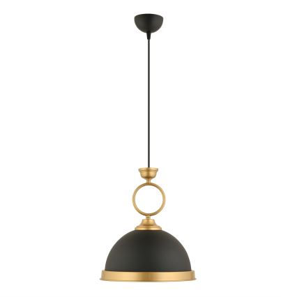 MONZA Pendant Light 1xE27/40W/230V diameter 30 cm black/bronze