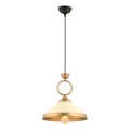 MONZA Pendant Light 1xE27/40W/230V diameter 30 cm cream/bronze