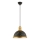 MONZA pendant light 1xE27/40W/230V Ø 29 cm black/bronze
