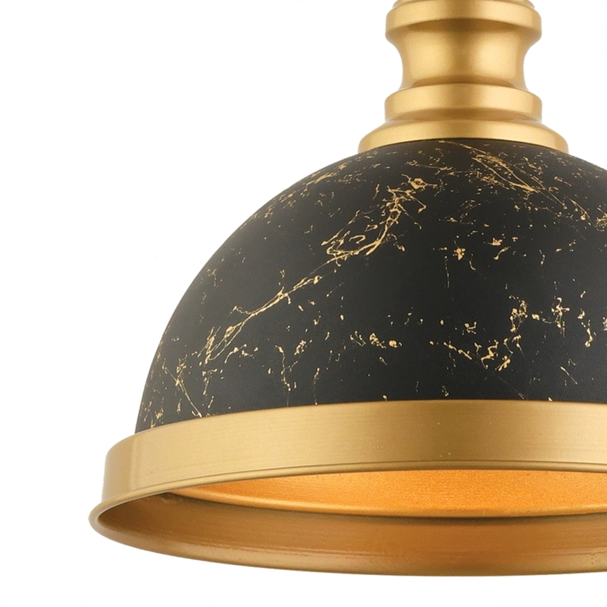 MONZA pendant light 1xE27/40W/230V Ø 29 cm black/bronze
