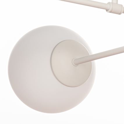 MOON Flush-Mount Chandelier 4xE27/15W/230V, Cream