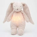 Moonie - Snuggle buddy with a melody and light 2.0 bunny organic rose
