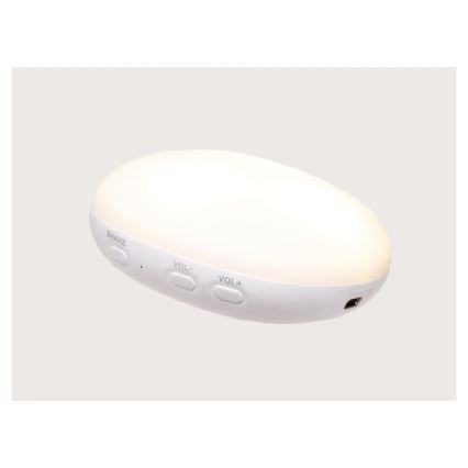 Moonie - Snuggle buddy with a melody and light 2.0 bunny organic rose