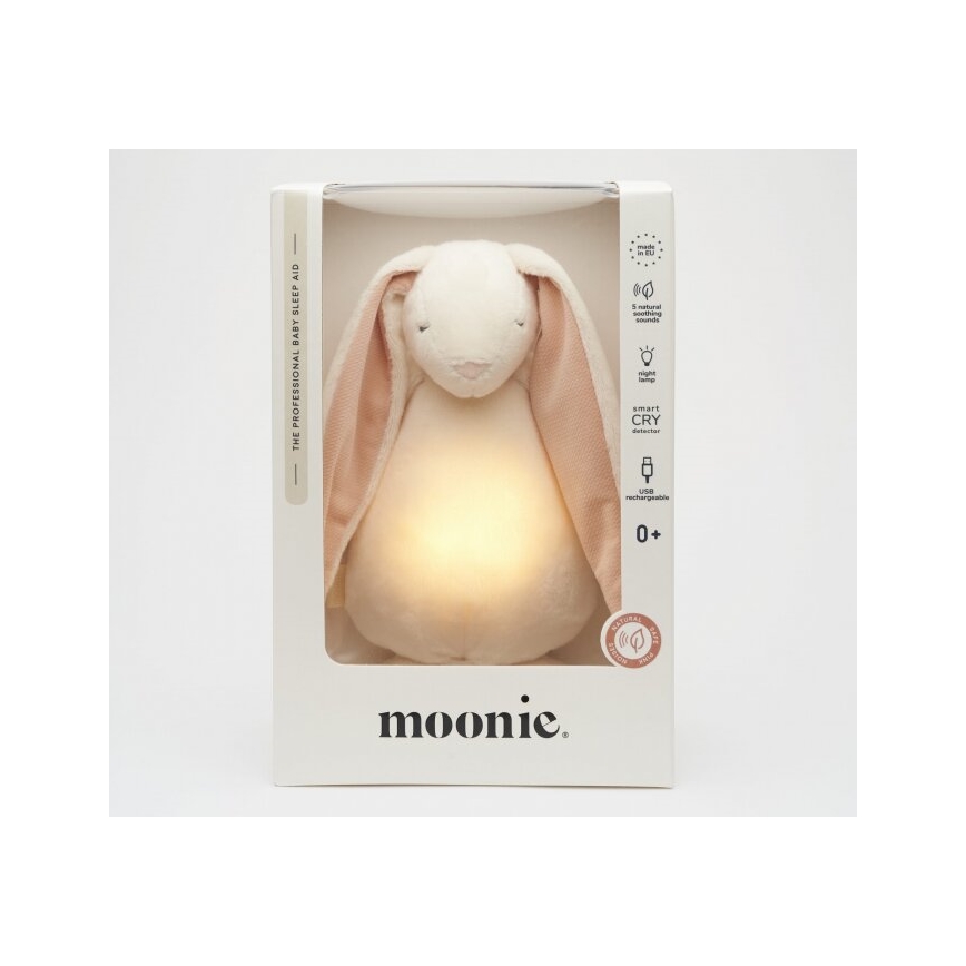Moonie - Snuggle buddy with a melody and light 2.0 bunny powder