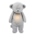 Moonie - Snuggle buddy with a melody and light bear silver