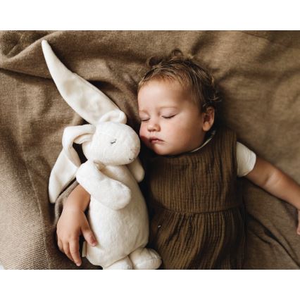 Moonie - Snuggle buddy with a melody and light bunny 2.0 cream