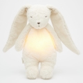 Moonie - Snuggle buddy with a melody and light bunny 2.0 organic polar