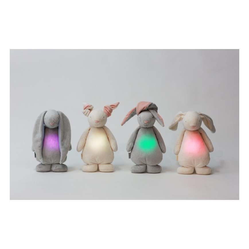 Moonie - Snuggle buddy with a melody and light bunny powder