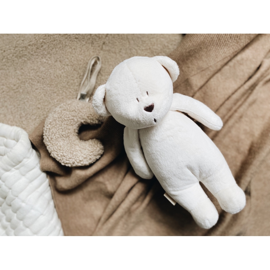 Moonie - Snuggle buddy with a melody and light little bear 2.0 cream