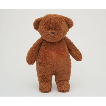 Moonie - Snuggle buddy with a melody and light little bear 2.0 organic caramel
