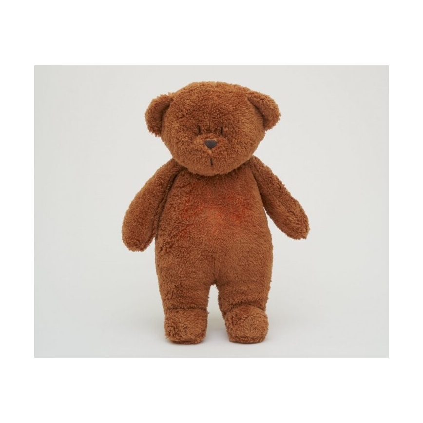 Moonie - Snuggle buddy with a melody and light little bear 2.0 organic caramel